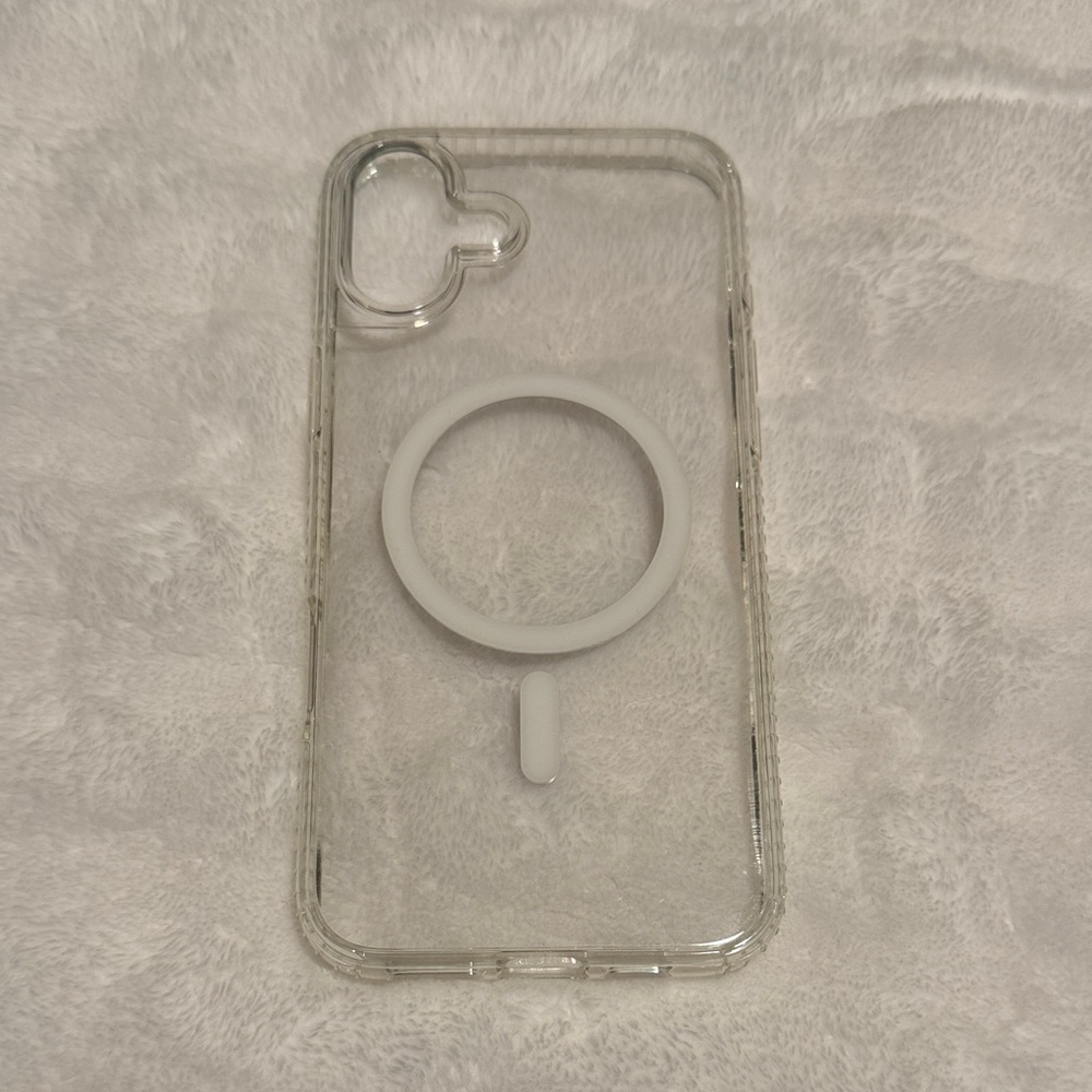 Clear White MagSafe-Compatible iPhone Case - Insignia